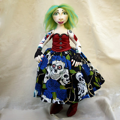 ooak cloth art doll Pip