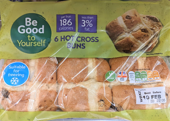 Hot Cross Buns Sainsbury's Be Good to Yourself