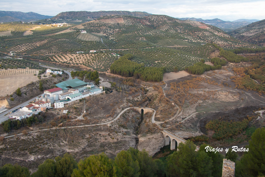 Vistas desde el Castillo de Hisn-Ashar, Iznnajar