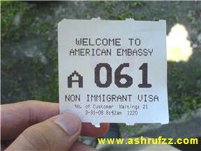 Non-Immigrant US Visa Queue Number