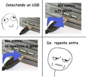 Meme : Conectando el USB