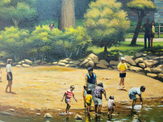 Detail of a painting by Richard McMurry