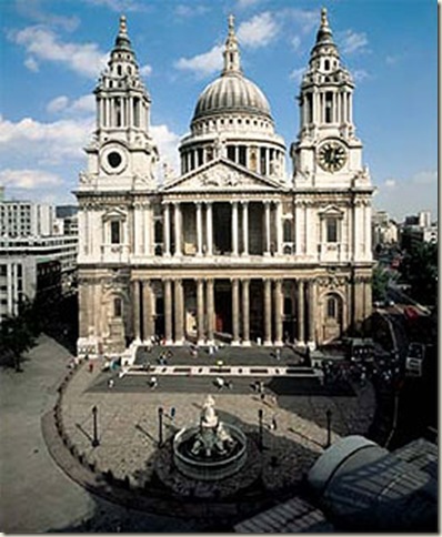 Catedral de São Paulo, fachada oeste, Wren (1675-1712), Londres