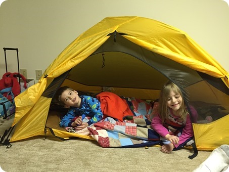 Sleeping in Grandpa's Tent