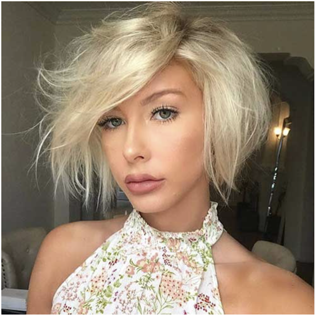 short messy bob hairstyles 2019