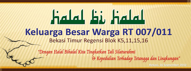 5 Contoh Banner Halal Bihalal yang Menarik - Contoh Banner