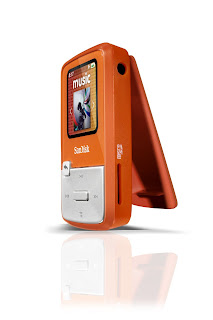 SanDisk Sansa Clip Zip 4GB MP3 Player (Orange)