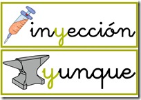 Palabras con Y