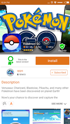 Cara Install Pokemon GO di Android (Alternatif Aptoide)