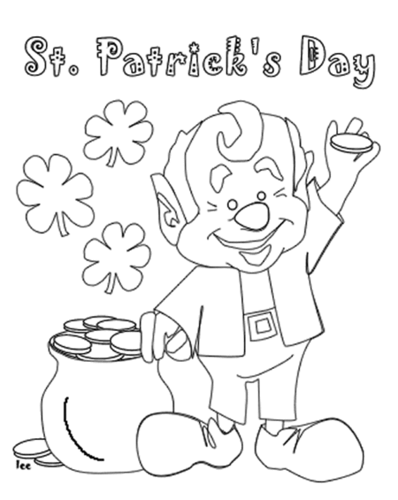  St Patrick s Day  Coloring  Pages  Disney Coloring  Pages 