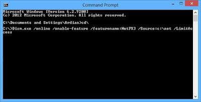 Cara Mengaktifkan .NET Framework 3.5 Windows 8