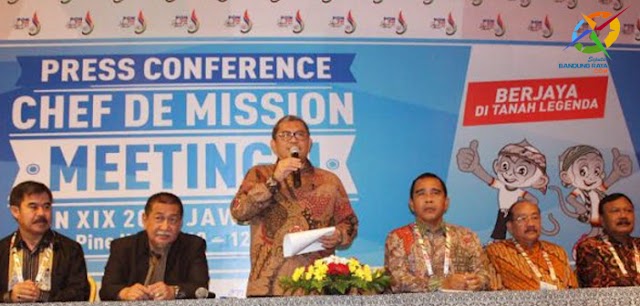 Chief de Mission (CdM) Meeting PON XIX dan Peparnas XV/2016 di Kota Baru Parahyangan