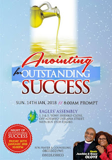 Anointing For Outstanding Success