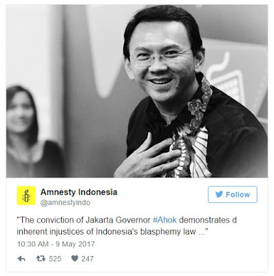 Former Jakarta Governor 'Ahok': Sentenced to two years for blasphemy