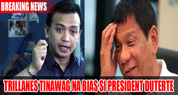 President Duterte Tinawag Na BIAS ni Trillanes