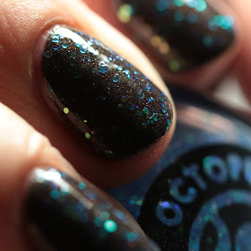 Octopus Party Nail Lacquer On the Frocks over Stag Party