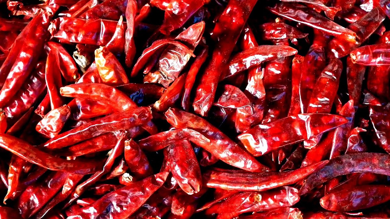 Dry Cayenne Peppers