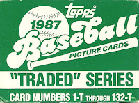 Shoebox Legends: Completed Set - 1987 Topps Traded Baseball