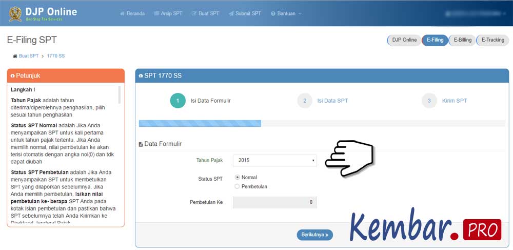 Cara Lapor Pajak SPT Tahunan 1770 SS Online 2016 | Artikel Manajemen ...