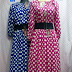 Baju Gamis Polkadot Terbaru
