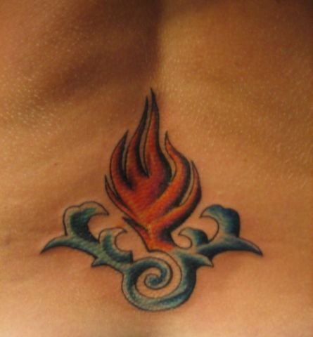 Labels: WATER INTO FIRE LOWER BACK TATTOO
