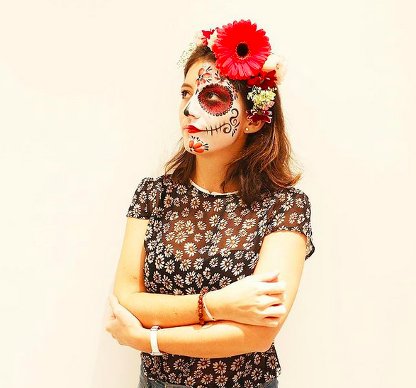 Makeup Dia de los muertos Mexique