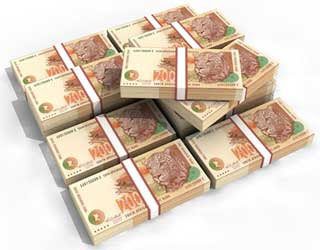 South African Rand Banknote Papercraft