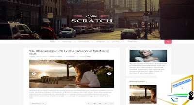 Scratch Pink Responsive Blogger Template | Download Free Scratch Pink Responsive Blogger Template
