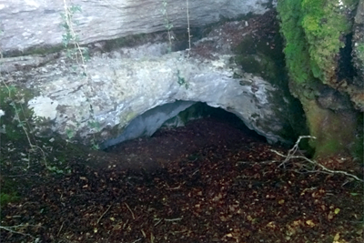 Entrada a la cueva