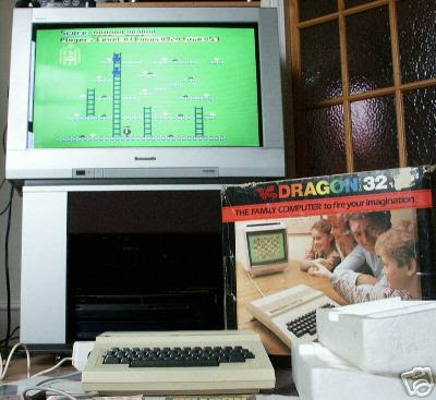 Compiler Auctions on Retro Treasures  A Boxed Dragon 32 Home Computer With Games