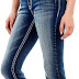 Women's Luscious Curvy Bootcut Mid-Rise Insta Stretch Juniors Jeans 