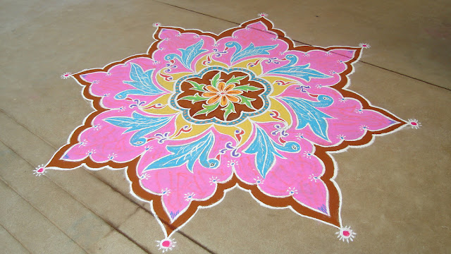 latest rangoli designs for Diwali