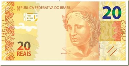 Nova cedula de 20 reais