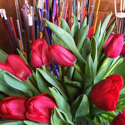 Red tulips