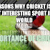 5 Reasons Why Cricket is the Most Interesting Sport in the World