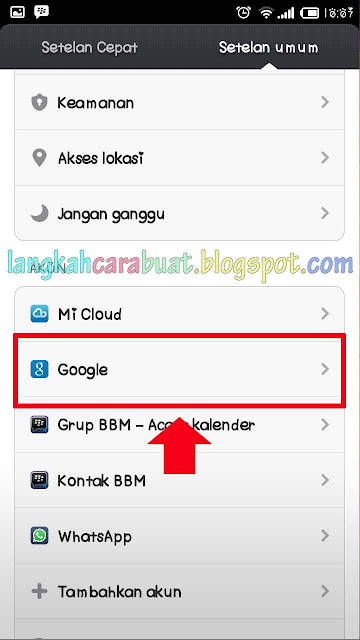 cara masuk ke akun google mengaktifkan play store