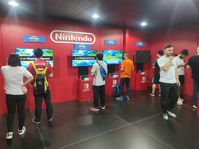 Imagem do estande da Nintendo