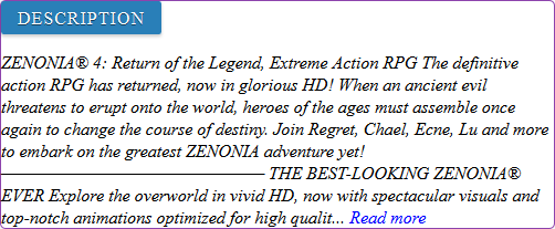 ZENONIA® 4 game review