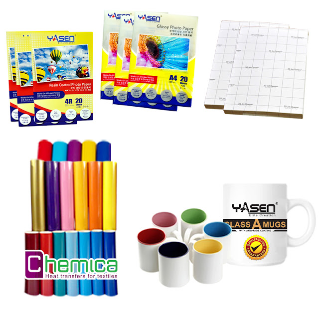 Photopaper, Vinyl, Mugs, Sticker, Dark Transfer Paper supplier Cebu Philippines