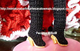 Barbie E Seu Vestido De Crochê Para Arrasar No Natal 2016 Criado Por Pecunia MillioM 6