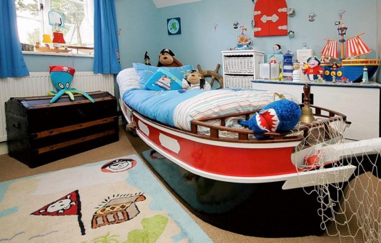 DORMITORIO DE PIRATAS CUARTO PARA NIÑOS CON DECORACION DE PIRATAS www.dormitorios.blogspot.com