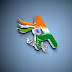 3D Indian Flag Letter Photo Frame Pattern-4 For Whatsapp and Facebook  independence day 2020