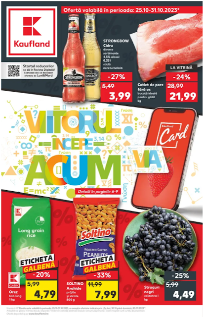 Kaufland Promotii + Catalog - Brosura 25-31.10  2023 → 500x100 | Promotii Kaufland Card