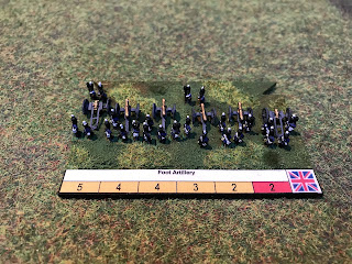 Baccus 6mm figures of British artillery