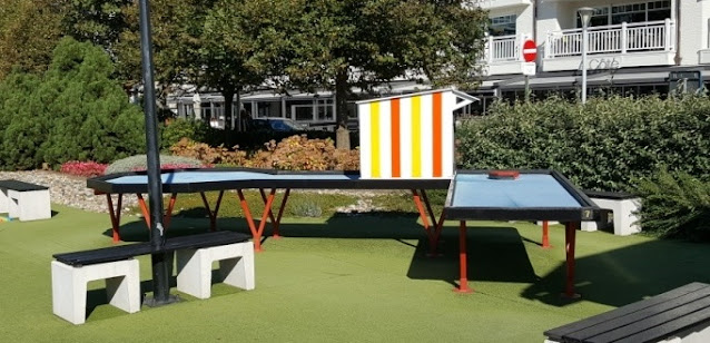 Snookergolf at Leopoldpark in Blankenberge