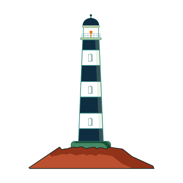Lighthouse Vector PNG Free Download