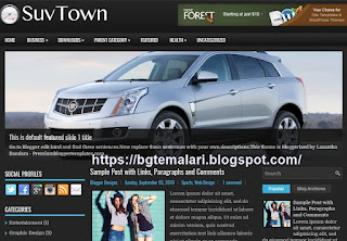 SuvTown Blogger Template