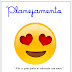 Capa para planejamento anual com tema "Emoticon"