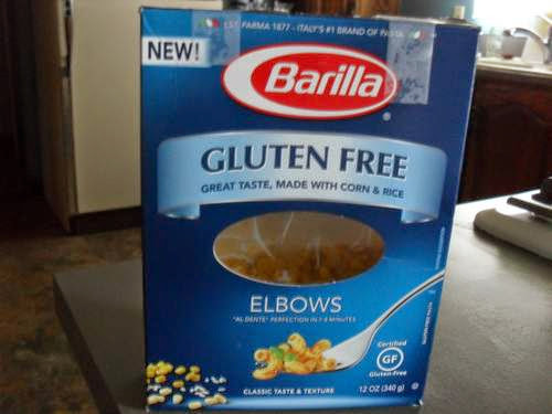 Box of Barilla Gluten-Free Elbow Macaroni