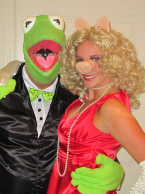 Kermit and Ms Piggy Halloween Costumes